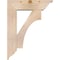 Ekena Millwork Westlake Traditional Smooth Bracket w/ Offset Brace, Douglas Fir, 7 1/2"W x 26"D x 34"H BKT0806X26X34WTL01SDF - alternate 3